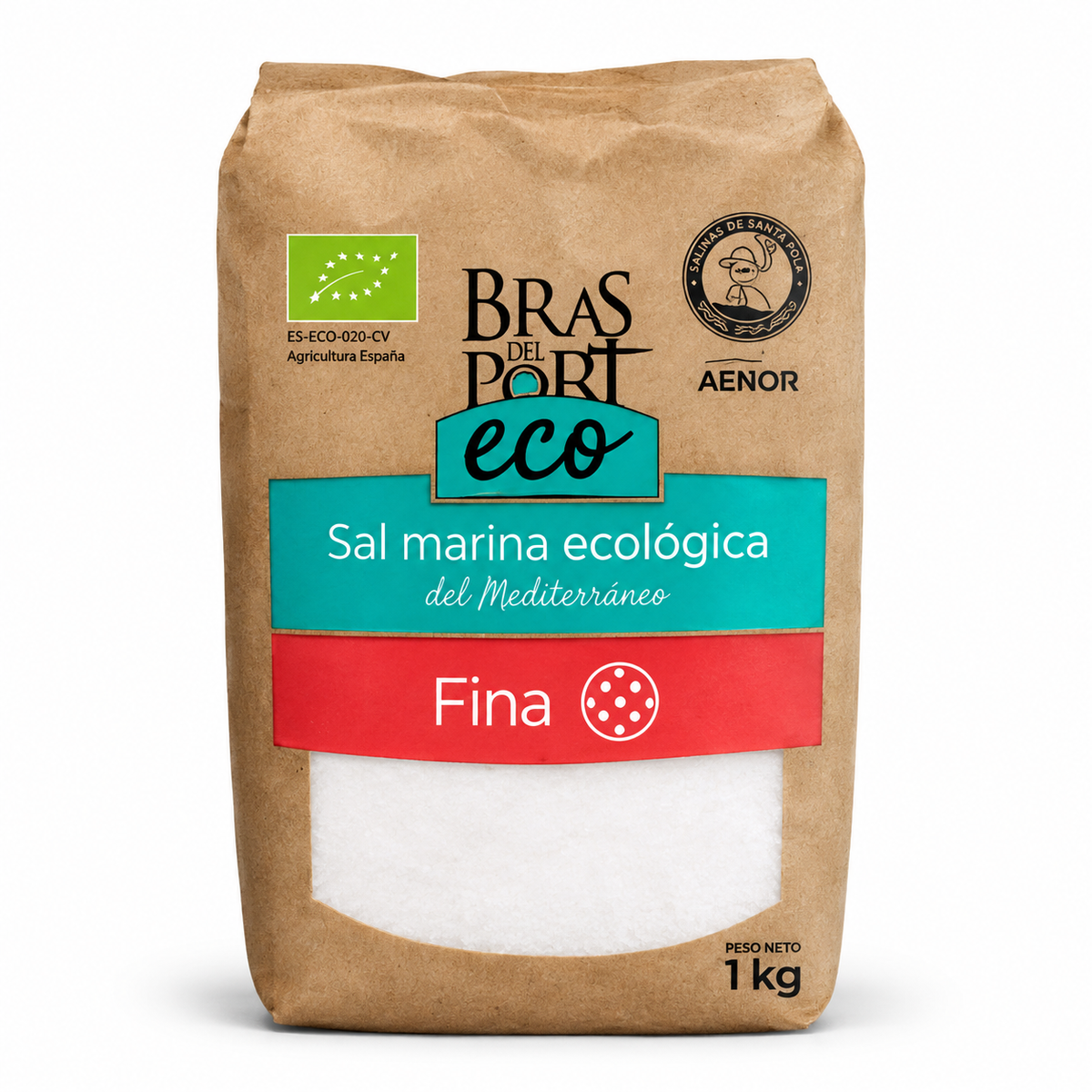 Sal marina fina ecológica – 1 kg